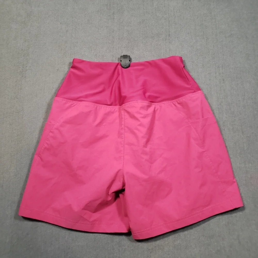 Gradual Athletic‎ Shorts Womens XS Pink High Waisted Pockets Running Workout